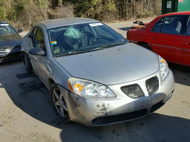 1G2ZG58NX74119777 - 2007 PONTIAC G6 BASE SILVER photo 1