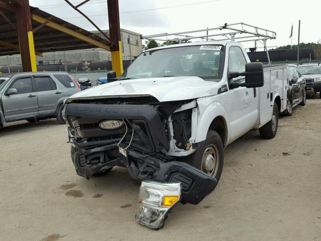 1FTBF2A68DEB14083 - 2013 FORD F250 SUPER WHITE photo 2