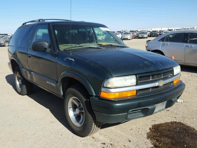 1GNCS18W12K124136 - 2002 CHEVROLET BLAZER GREEN photo 1