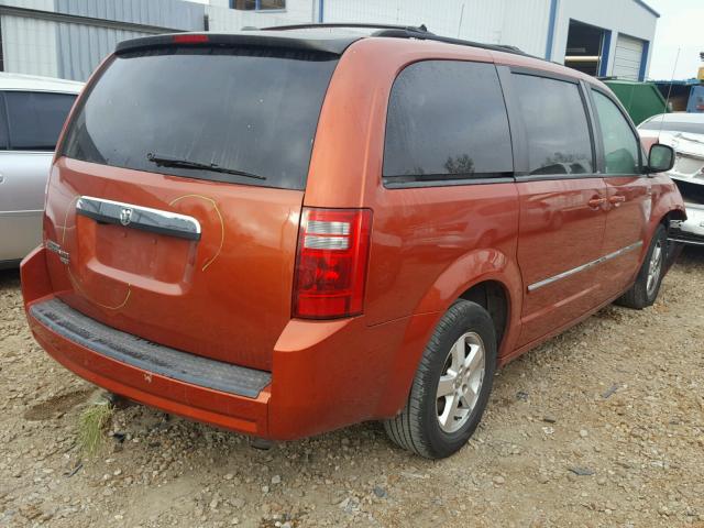 2D8HN54P28R799047 - 2008 DODGE GRAND CARA ORANGE photo 4