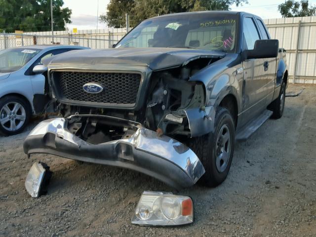 1FTPX02544KC34610 - 2004 FORD F150 GREEN photo 2