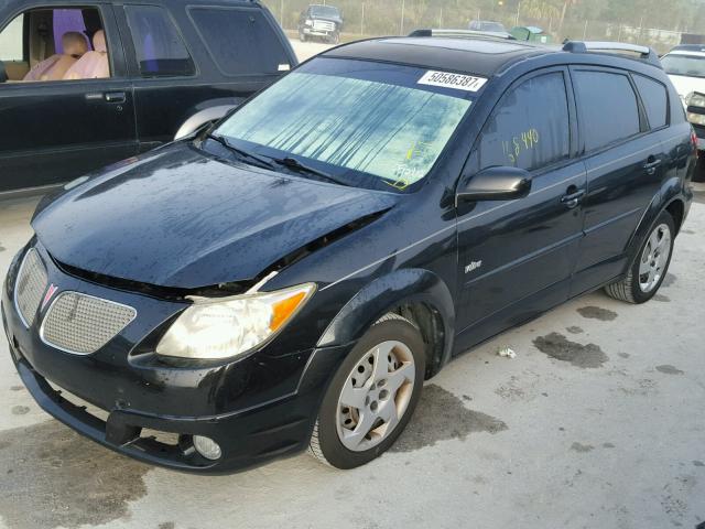 5Y2SL638X5Z422493 - 2005 PONTIAC VIBE BLACK photo 2