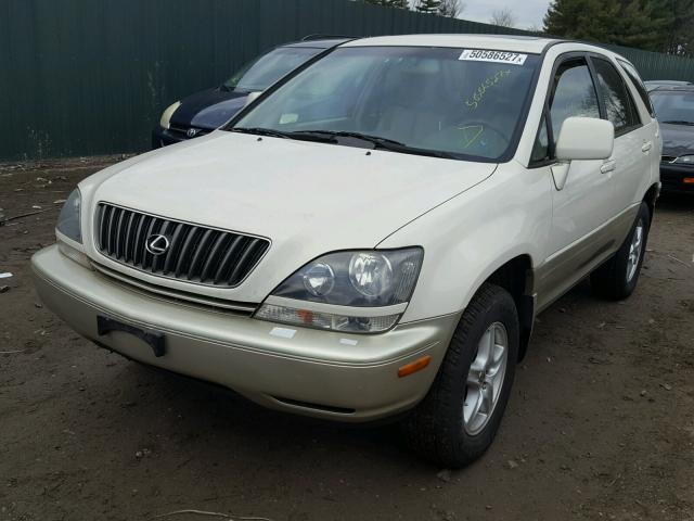 JT6HF10U4X0060391 - 1999 LEXUS RX 300 BEIGE photo 2