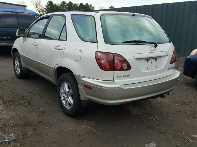 JT6HF10U4X0060391 - 1999 LEXUS RX 300 BEIGE photo 3