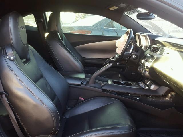 2G1FT1EW4A9147927 - 2010 CHEVROLET CAMARO SS Negro foto 5