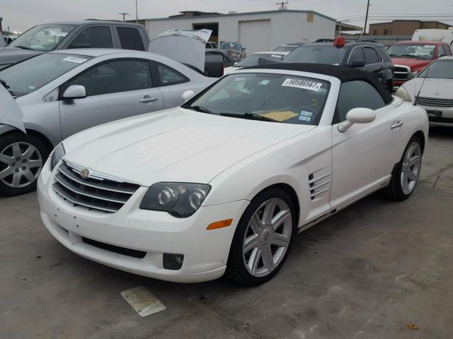 1C3AN65L25X040322 - 2005 CHRYSLER CROSSFIRE WHITE photo 2