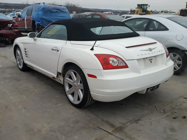 1C3AN65L25X040322 - 2005 CHRYSLER CROSSFIRE WHITE photo 3