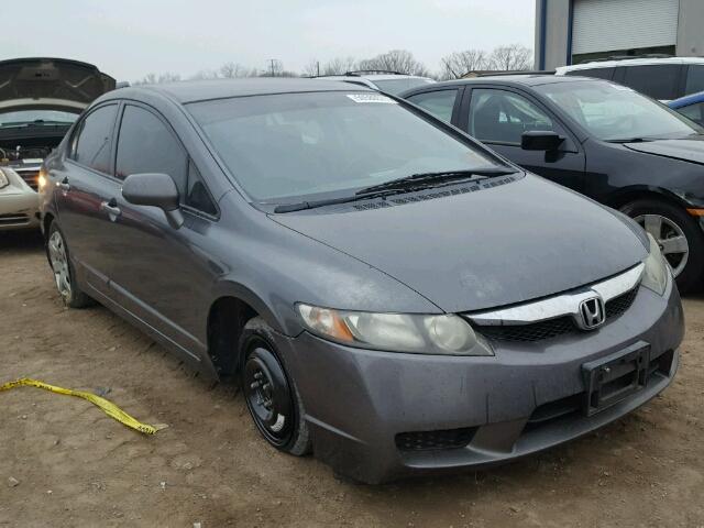 2HGFA1F5XAH553463 - 2010 HONDA CIVIC LX GRAY photo 1