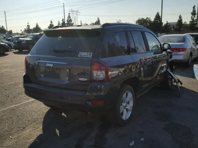 1C4NJCEB6ED531461 - 2014 JEEP COMPASS LA CHARCOAL photo 4