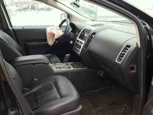 2FMDK48C28BA92154 - 2008 FORD EDGE SEL BLACK photo 5