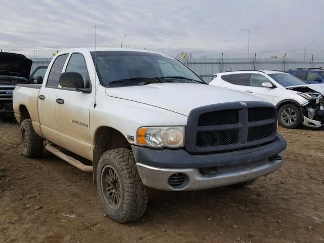 3D7KU28D33G836908 - 2003 DODGE RAM 2500 S WHITE photo 1