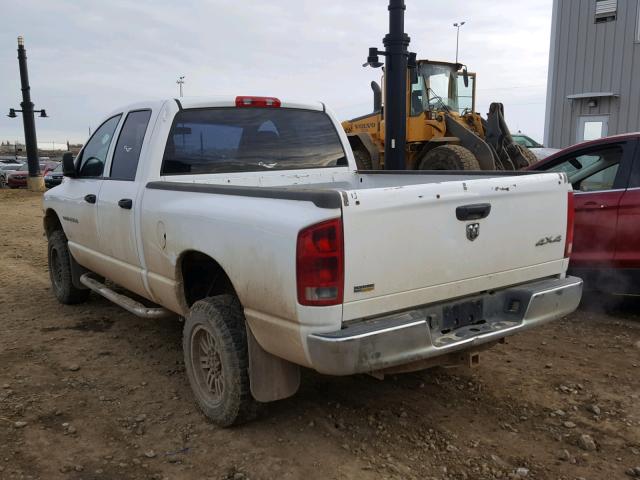 3D7KU28D33G836908 - 2003 DODGE RAM 2500 S WHITE photo 3