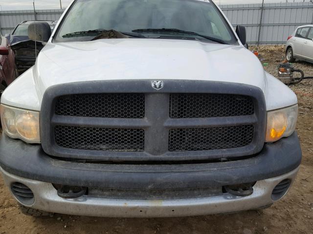 3D7KU28D33G836908 - 2003 DODGE RAM 2500 S WHITE photo 9