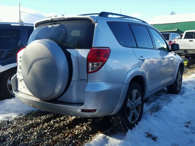 JTMBD32V975080502 - 2007 TOYOTA RAV4 SPORT SILVER photo 4