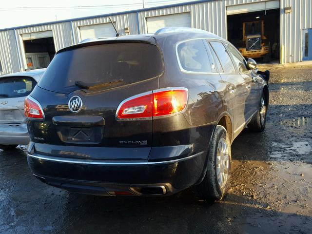 5GAKVBKD9FJ225723 - 2015 BUICK ENCLAVE BLACK photo 4