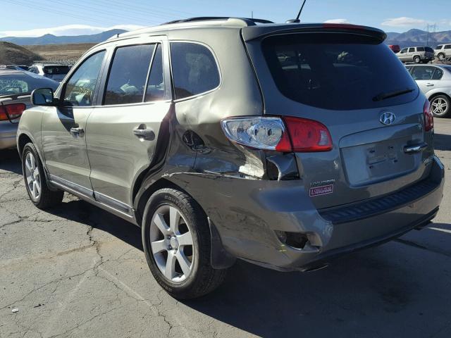 5NMSH73E07H112079 - 2007 HYUNDAI SANTA FE S GREEN photo 3