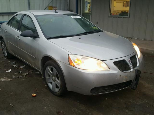 1G2ZG57B484133957 - 2008 PONTIAC G6 BASE SILVER photo 1