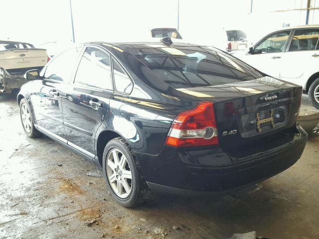 YV1MS382X72266721 - 2007 VOLVO S40 2.4I BLACK photo 3