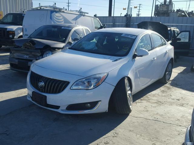 2G4GK5EX3G9156623 - 2016 BUICK REGAL WHITE photo 2