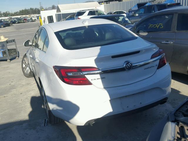 2G4GK5EX3G9156623 - 2016 BUICK REGAL WHITE photo 3