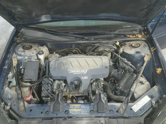 2G2WP522251197268 - 2005 PONTIAC GRAND PRIX ლურჯი ფოტო 7