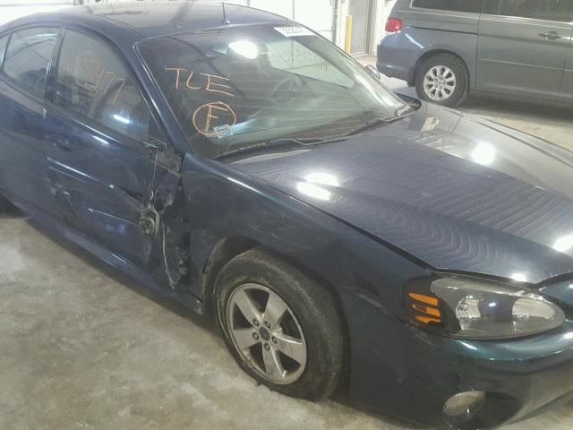 2G2WP522251197268 - 2005 PONTIAC GRAND PRIX BLUE photo 9