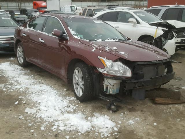 1N4AA5AP1AC871179 - 2010 NISSAN MAXIMA S MAROON photo 1