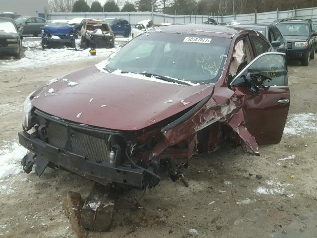 1N4AA5AP1AC871179 - 2010 NISSAN MAXIMA S MAROON photo 2