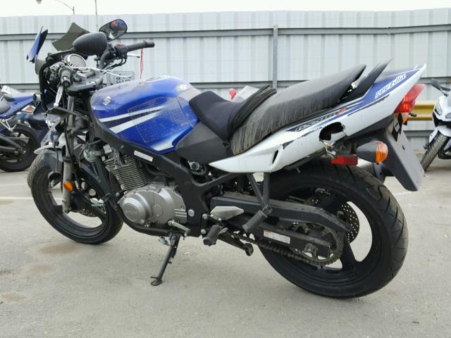 VTTGM51A672103104 - 2007 SUZUKI GS500 BLUE photo 3