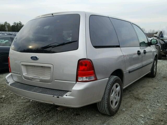 2FMZA50604BA64805 - 2004 FORD FREESTAR S SILVER photo 4