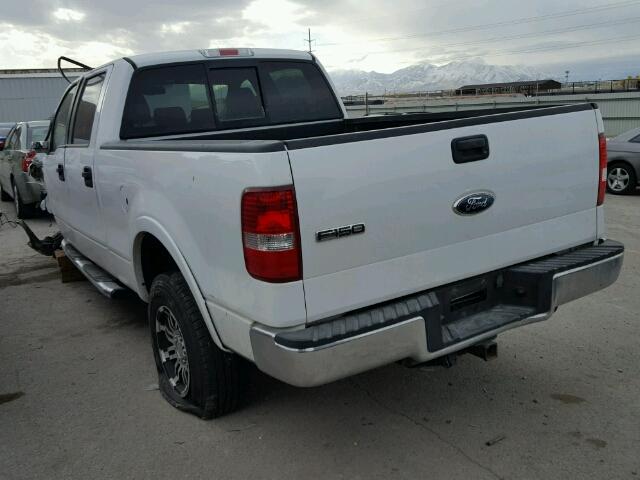 1FTPW14V87FA74802 - 2007 FORD F150 SUPER WHITE photo 3