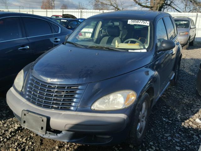 3C8FY68BX2T311614 - 2002 CHRYSLER PT CRUISER BLUE photo 2