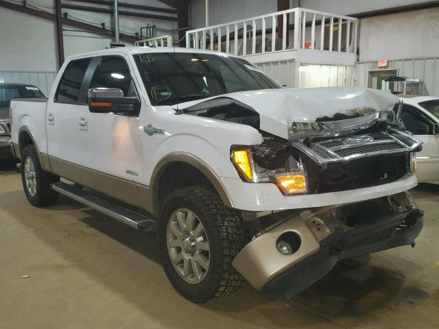 1FTFW1ET5CKD77952 - 2012 FORD F150 SUPER TWO TONE photo 1