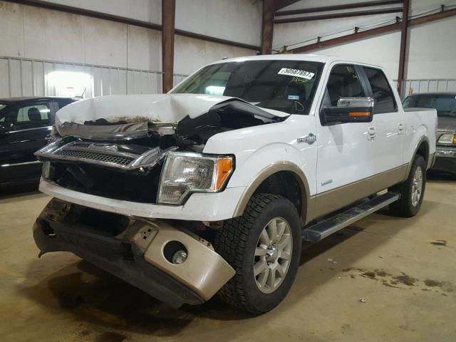 1FTFW1ET5CKD77952 - 2012 FORD F150 SUPER TWO TONE photo 2