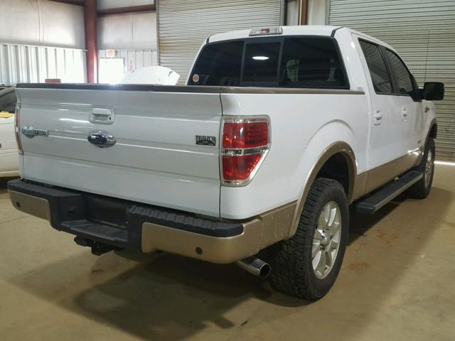 1FTFW1ET5CKD77952 - 2012 FORD F150 SUPER TWO TONE photo 4