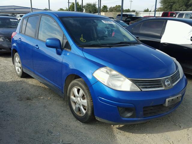 3N1BC13E87L403091 - 2007 NISSAN VERSA S BLUE photo 1