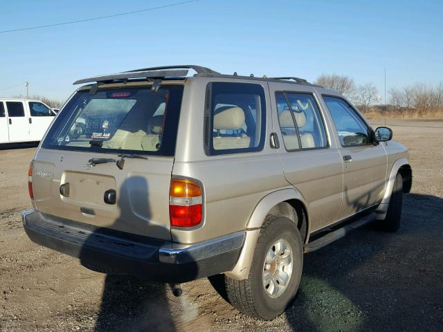 JN8AR05S6XW330399 - 1999 NISSAN PATHFINDER GOLD photo 4