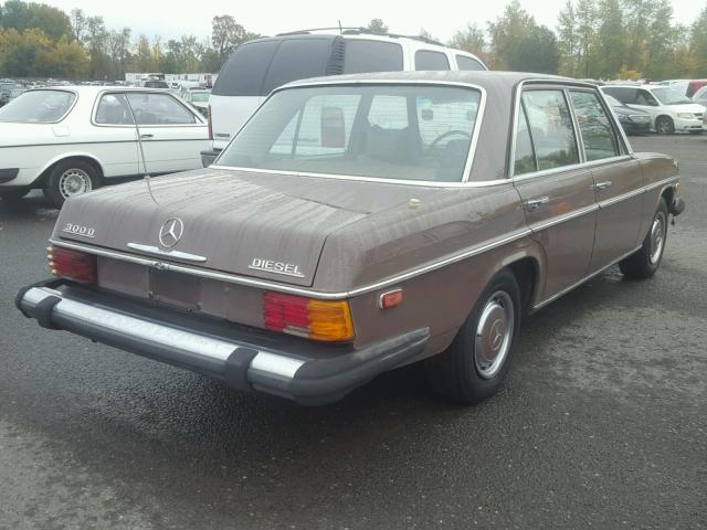 11511412036528 - 1976 MERCEDES-BENZ 300 BROWN photo 4