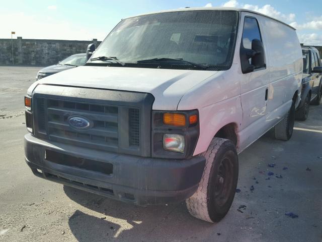 1FTSE34L98DA03483 - 2008 FORD ECONOLINE WHITE photo 2