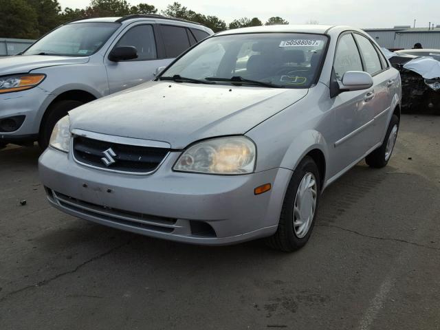 KL5JD56ZX8K870484 - 2008 SUZUKI FORENZA BA GRAY photo 2