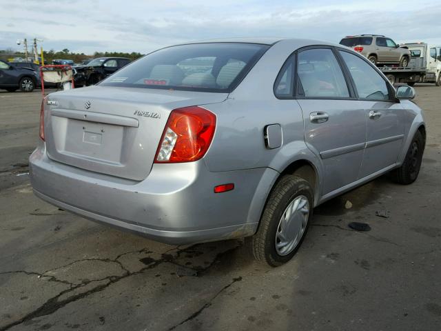 KL5JD56ZX8K870484 - 2008 SUZUKI FORENZA BA GRAY photo 4