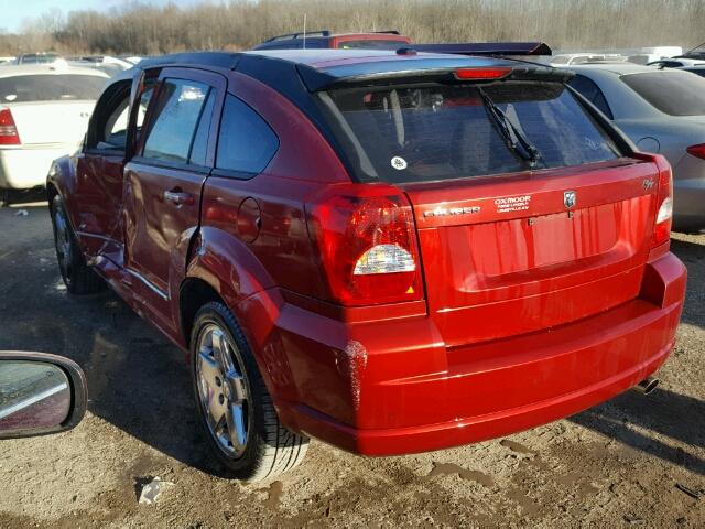 1B3HB78K97D275608 - 2007 DODGE CALIBER R/ RED photo 3