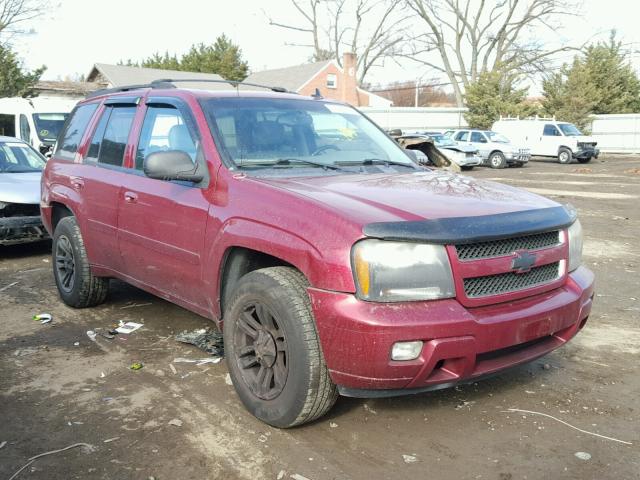 1GNDT13S382123410 - 2008 CHEVROLET TRAILBLAZE BURGUNDY photo 1