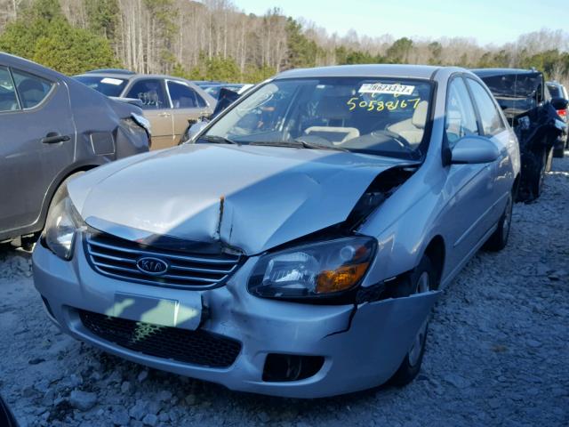 KNAFE221695659906 - 2009 KIA SPECTRA EX SILVER photo 2