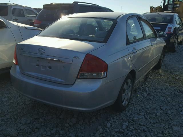 KNAFE221695659906 - 2009 KIA SPECTRA EX SILVER photo 4