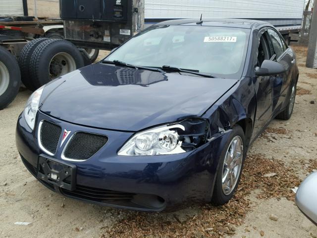 1G2ZG57N684281960 - 2008 PONTIAC G6 BASE BLUE photo 2