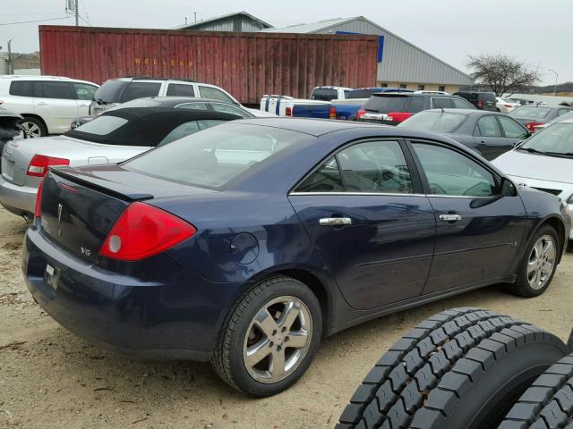 1G2ZG57N684281960 - 2008 PONTIAC G6 BASE BLUE photo 4