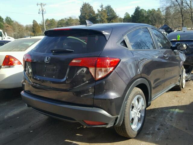 3CZRU5H55GM744185 - 2016 HONDA HR-V EX GRAY photo 4