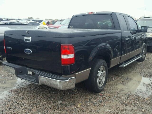 1FTRX12W95KC86761 - 2005 FORD F150 BLACK photo 4