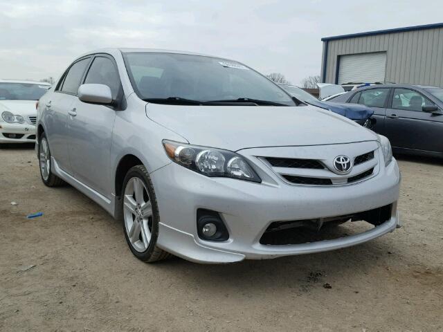 2T1BU4EE5DC017767 - 2013 TOYOTA COROLLA BA SILVER photo 1